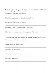 English Worksheet: Mixed Bag