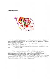 English Worksheet: the painting
