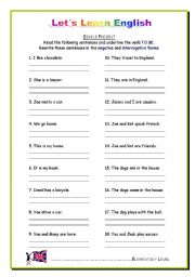 Simple Present: negative and interrogative forms