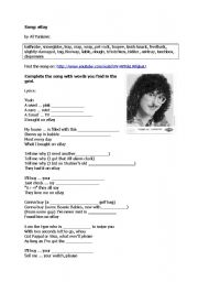 English Worksheet: Song: Ebay - by Weird Al Yankovic