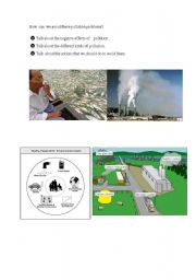 English worksheet: environment