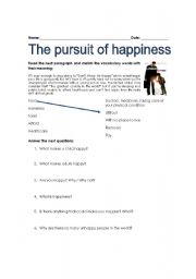 The pursuit of happiness 1