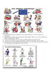 Stereotypes worksheet