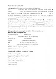 English Worksheet: Gerunds