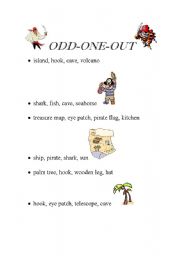 English Worksheet: Pirates