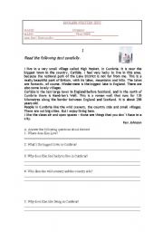 English Worksheet: adjective degree test