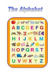 English Worksheet: The Alphabet