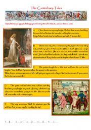 English Worksheet: The Canterbury Tales the Wife of Bath Tale 2