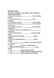 English Worksheet: Should I?