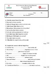 English Worksheet: Irregular verbs