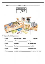 Prepositions of place 