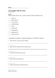 English Worksheet: Mr Bean / 