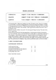 English worksheet: Exercise with Present Continous