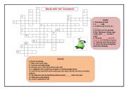 English worksheet: Words with 