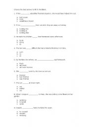 English Worksheet: Test