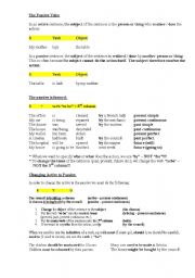 English Worksheet: Passive Voice