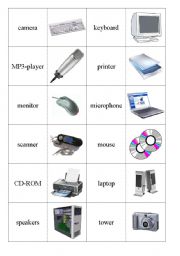 English Worksheet: hardware domino
