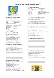English Worksheet: You are the music in me