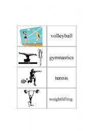 English worksheet: Sports