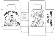 English Worksheet: Easter Box