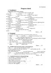 English worksheet: many linguistic items