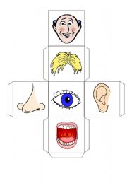 English Worksheet: Body dices I