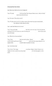 English worksheet: Present and Past Tense Review