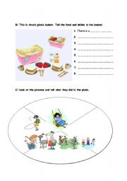 English Worksheet: picnic time 2