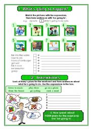 English Worksheet: GOING TO