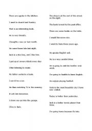 English Worksheet: Rewrite these sentences as questions....