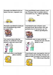 English Worksheet: Convince your friend