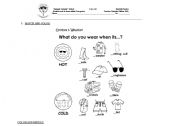 English Worksheet: WEATHER