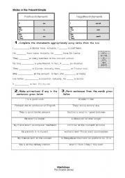English Worksheet: Statements using Present Simple
