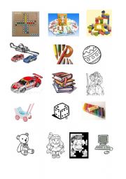 English Worksheet: Toys