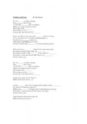 English Worksheet: Father and Son by Cat Stevens