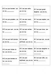 English Worksheet: Family Members Interactive Quiz