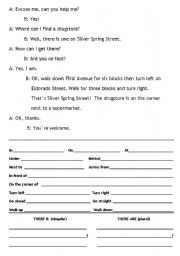 English Worksheet: role play