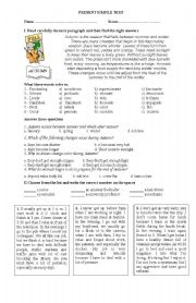 English Worksheet: Present Simple Tense