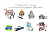 Changes of energy