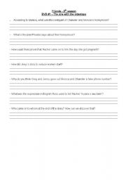 English worksheet: Friends 4