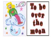 English Worksheet: Idioms 9 out of 9 - to be over the moon