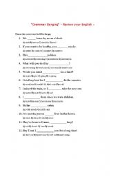 English Worksheet: relative clauses