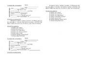 English Worksheet: Basic English Test