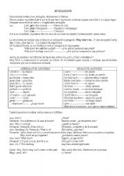 English Worksheet: Making invitations