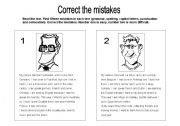 English Worksheet: Punctuation