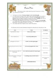 English Worksheet: passive voice