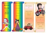 English Worksheet: Bookmarks