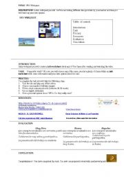 English Worksheet: UFO webquest