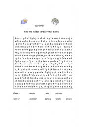 English Worksheet: Weather