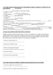 English Worksheet: QUZ FOR PREPARATION CLASSES